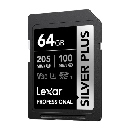 Lexar Professional SILVER PLUS SDXC 64GB memory card